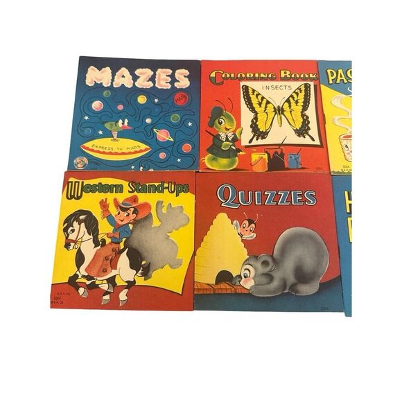 Vintage 1950s Activity Book | Unused  – Mid-Century Kids Ephemera - Picture 2 of 10